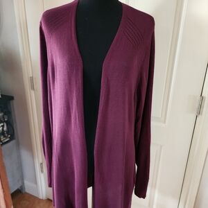 NWT Torrid Burgundy Cardigan Size 3